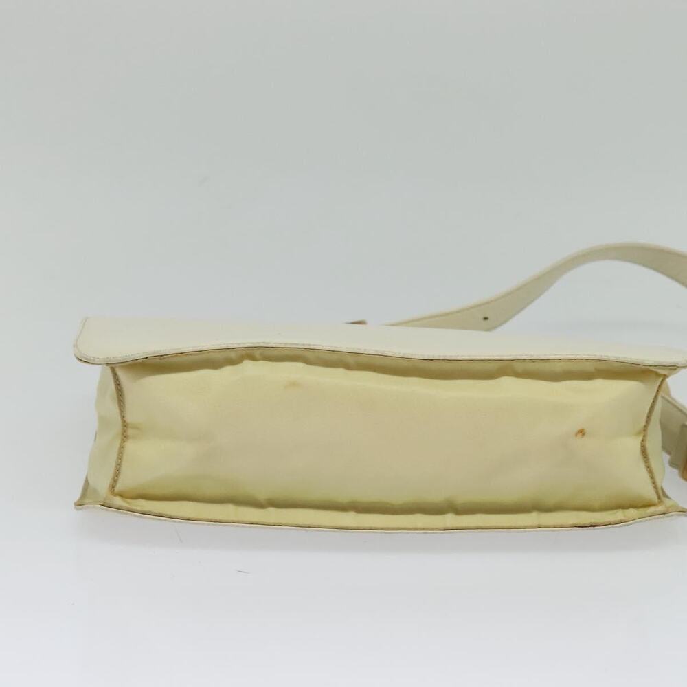 PRADA Shoulder Bag Leather Beige - Picture 9 of 12
